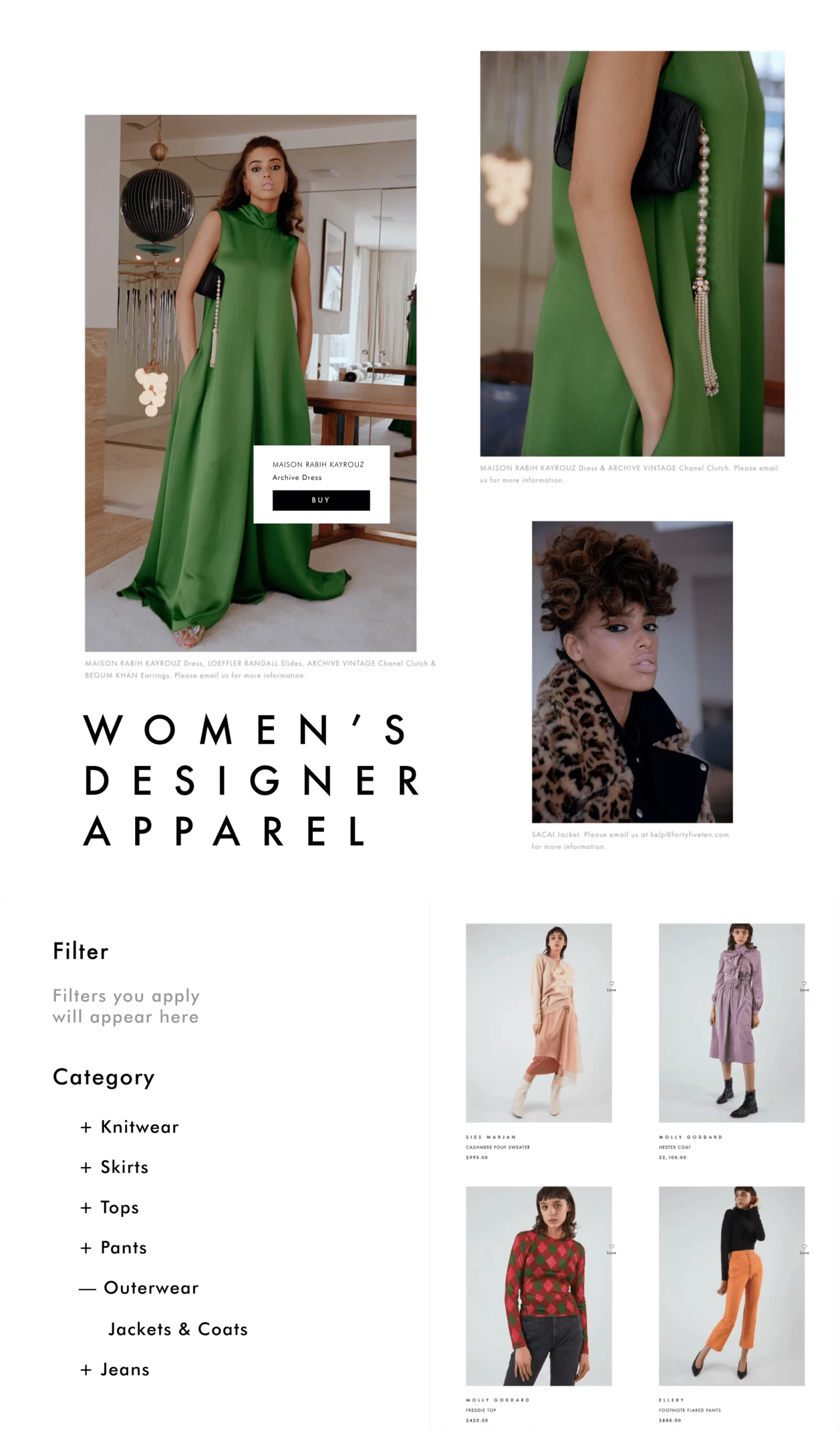 Forty Five Ten Dress Collection