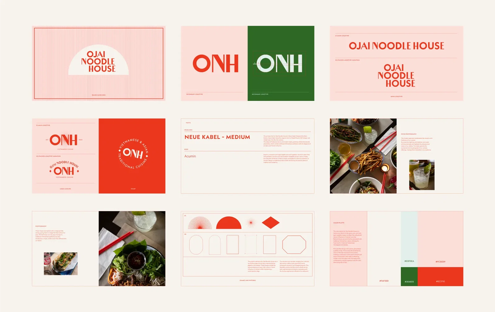ONH Design Layouts