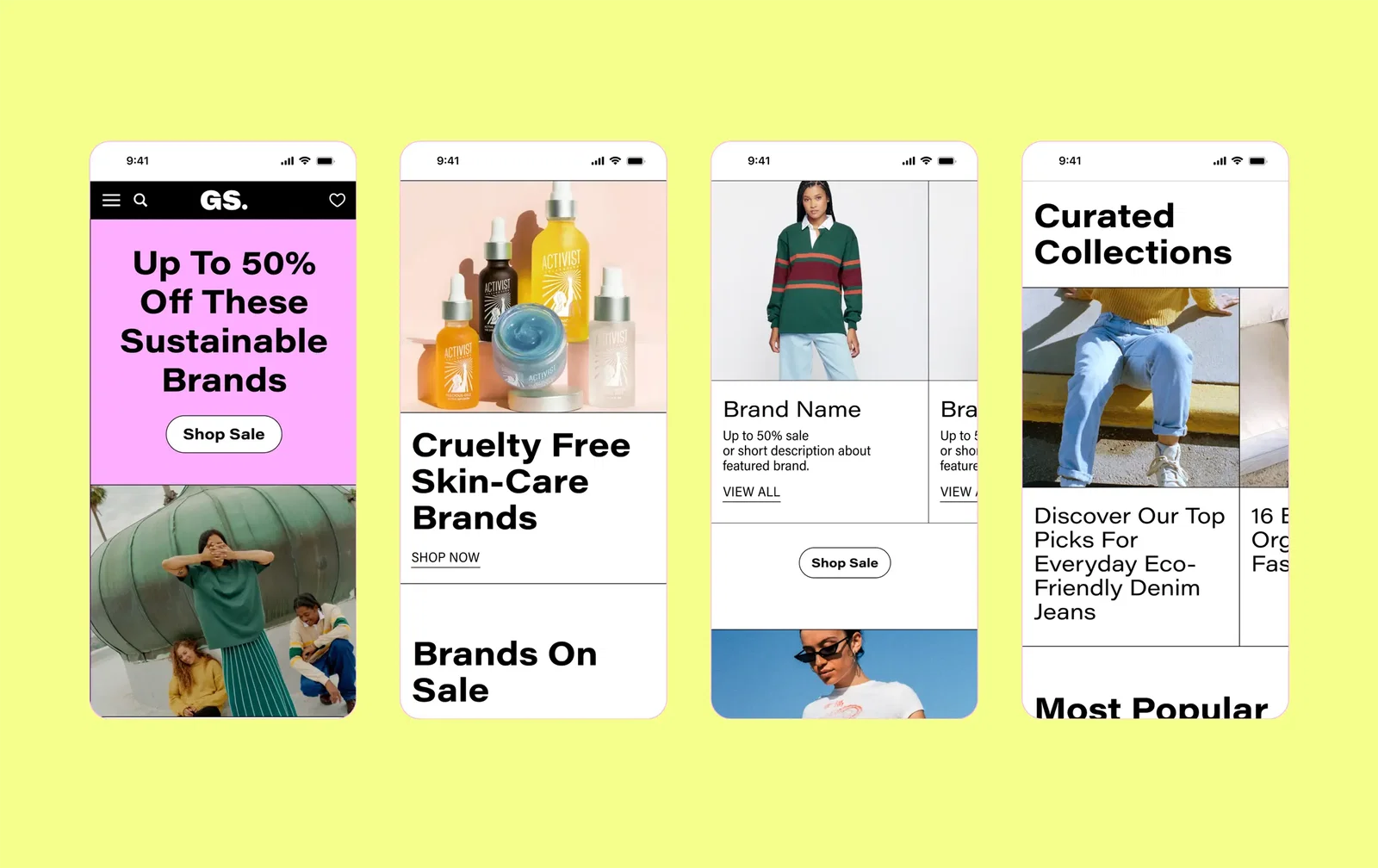 Goodstuff Website Pages