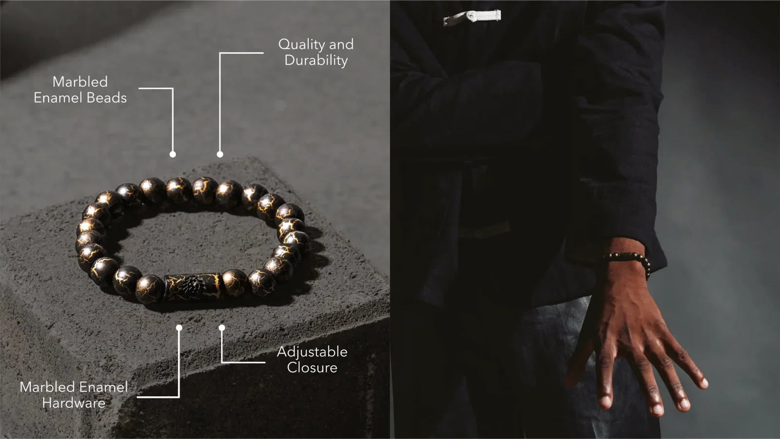 Rastaclat Marbled Beads